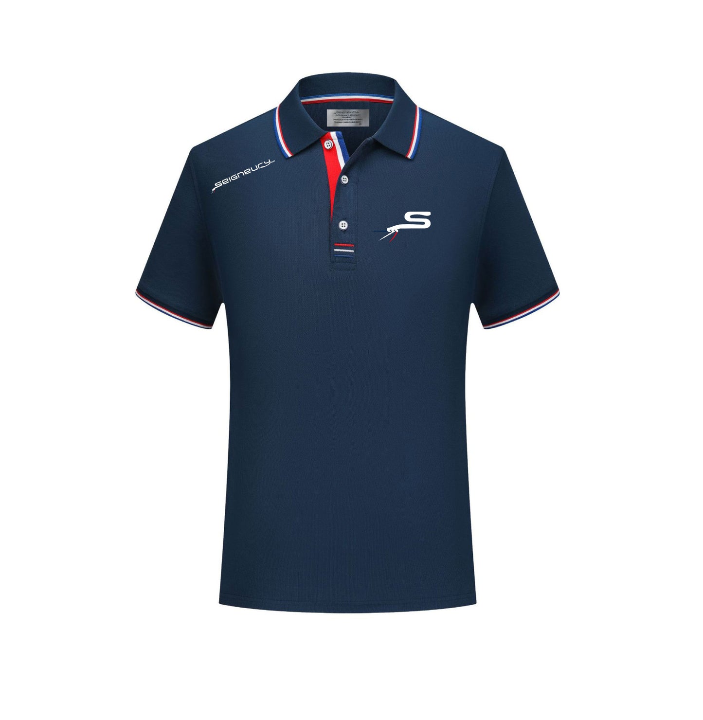 Polo golf tennis manches courtes logo broder gamme ARGENT olympe