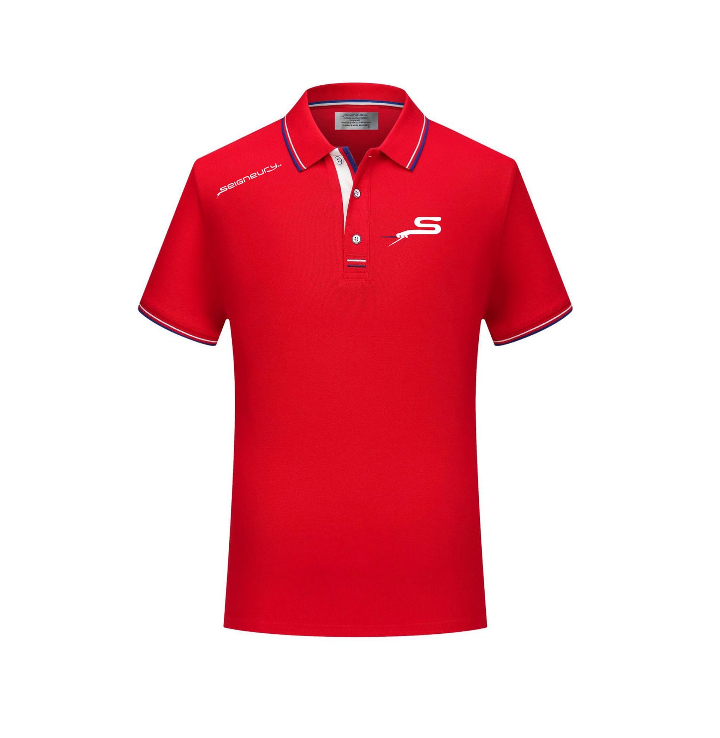 Polo golf tennis manches courtes logo broder gamme ARGENT olympe
